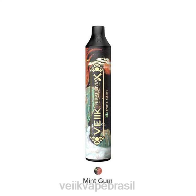 VEIIK Micko Max vape descartável 1500 baforadas goma de menta 42XH411 | VEIIK Vape Brasil VEIIK Micko Max vape descartável 1500 baforadas goma de menta 42XH411 | VEIIK Vape Brasil